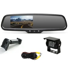 4.3"Car Rear View Mirror Monitor No1 Mount Reversing Backup Camera For Jeep Ford