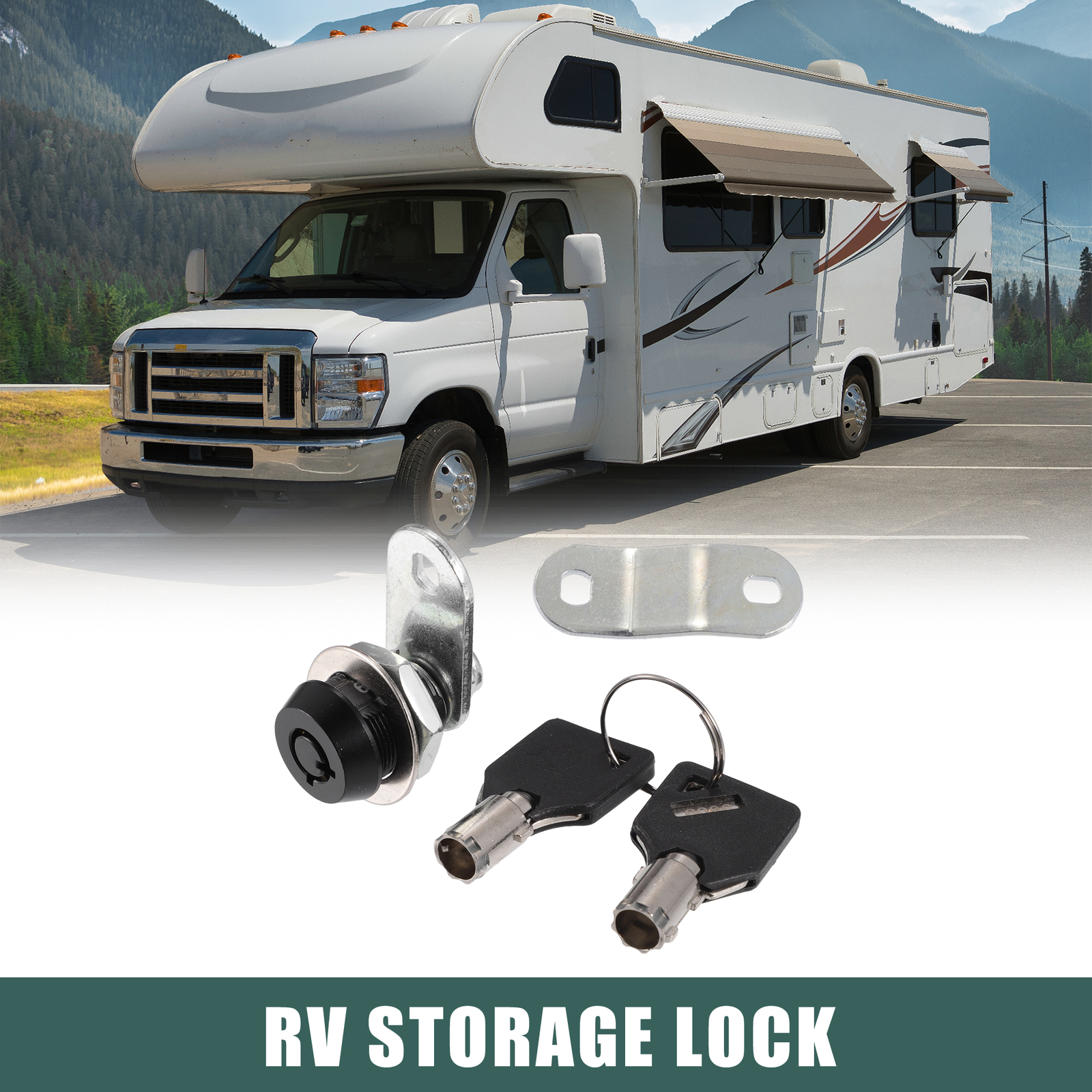 1 Set 5/8" RV Campervan Lock RV Storage Door Locks for File