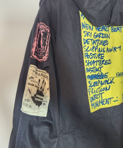 Fred Perry x Raf Simons Patch Detail Parka 'Black' - Picture 3 of 11