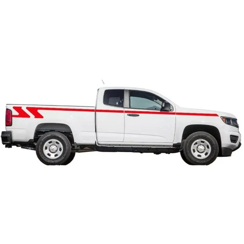 For Chevrolet Colorado 2pcs Car Door Side Stripes Graphics Vinyl Film Sticker - Foto 8 di 13