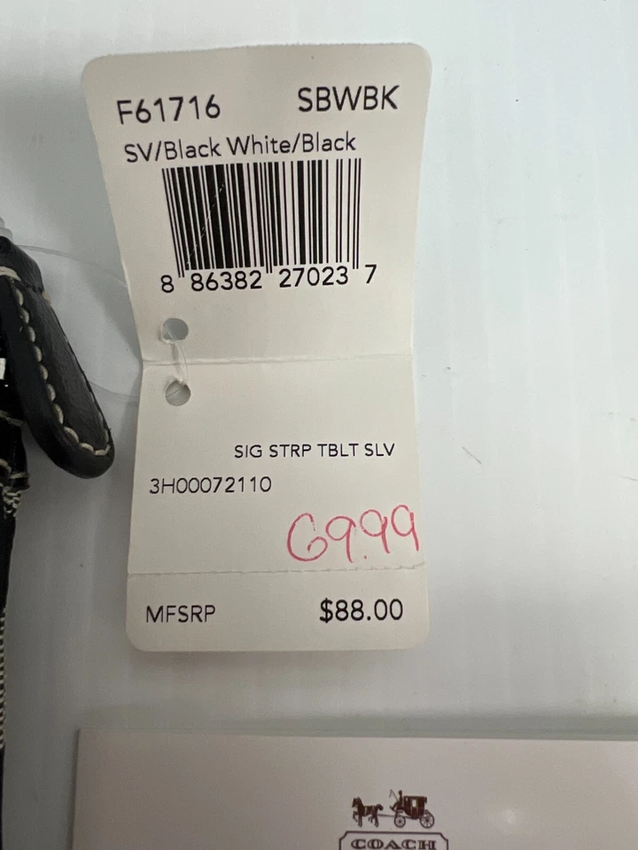 ТРЕНЕР 61716 С ПОДКЛАДКОЙ ПОДПИСЬ ПОЛОСКИ ПЛАНШЕТОВ ЧЕХОЛ ЧЕРНЫЙ / БЕЛЫЙ - Изображение 3 из 4