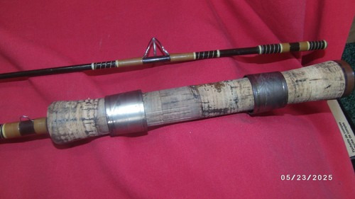 Canna da Pesca Vintage Browning Silaflex 332905 2 Pezzi 5' 6" Lunga Made in USA - Foto 5 di 6