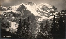 Vintage Postcard 1910 s Die Jungfrau Summit Switzerland Photo Gabler Interlaken