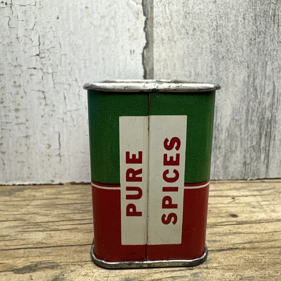 Vtg Country Tavern Mustard Spice Tin Mutual Spice N Bergen NJ - Image 2 of 4