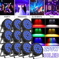 270W 18 LED Par Light RGBW Stage Bar Wash Lighting DMX DJ Disco Party Show Light