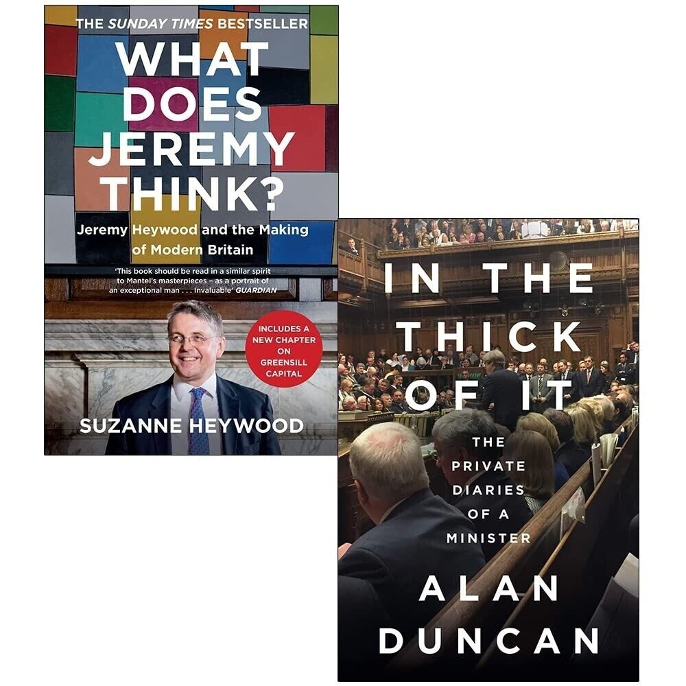 What Does Jeremy Think Suzanne Heywood,In the Thick of It 2 Books Set NEW