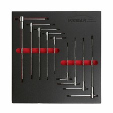 9 Pc Torx Star T-handle Hex Allen Key Wrench Set W Speed Sleeves Fast Spinning 9 Pc Torx Star T-handle Hex Allen Key Wrench Set W Speed Sleeves Fast Spinning