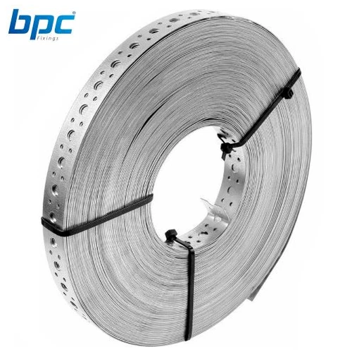 Engineers Fixing Band Steel Metal Punched Perforated Strip Strap 50M x 25x1.00mm