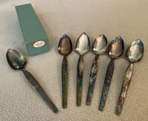 Exquisite by Wm. Rogers & Son 49 Piece Silverplate Flatware Set Service For 7 Plus SOLD at Ruby Lane