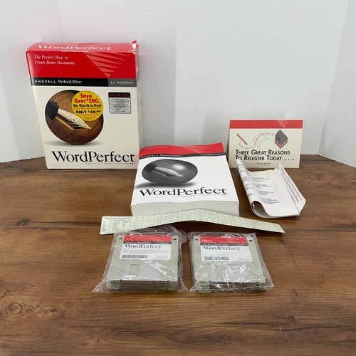 WordPerfect 6.1 for Windows 3.5" Floppy Disk Upgrade Word Processor Novell NOB - Picture 10 of 18
