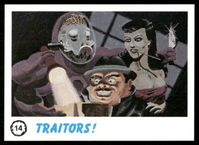 Traitors 1986 Alien Monster Uranus Attacks Card #14 (NM)