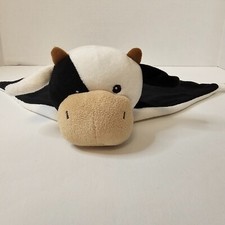 Cow Baby Security Blanket Plush Lovey Stuffed Animal Cubbies