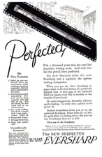 1924 Wahl Eversharp: Perfected For a Thousand Years Vintage Print Ad