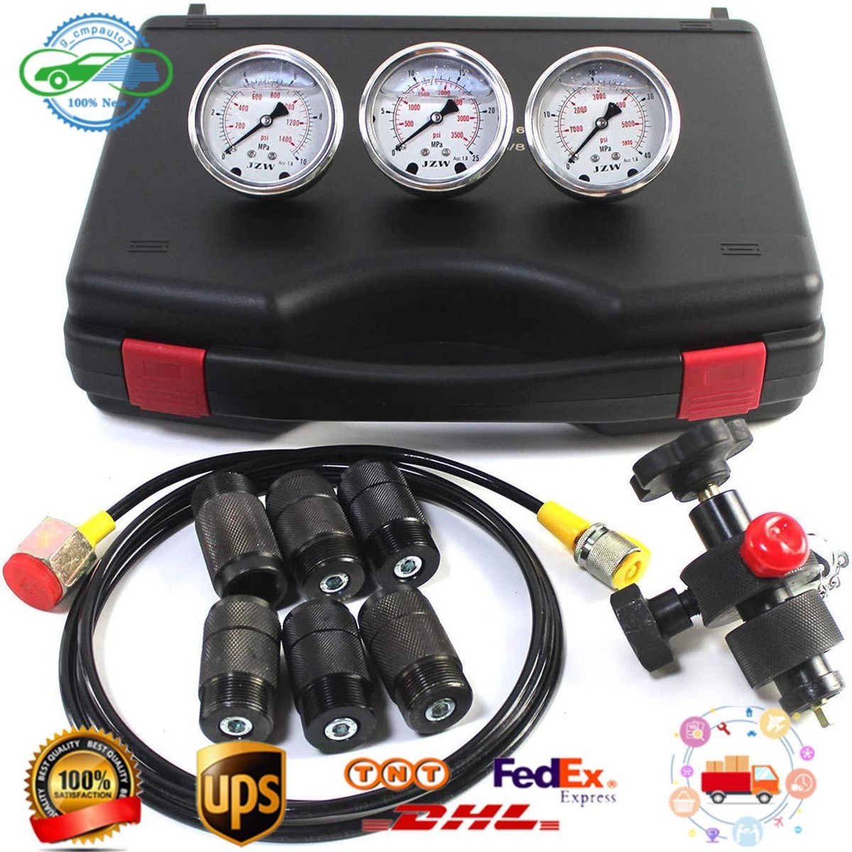 Hydraulic Nitrogen Accumulator Charging System Hydraulic Gauge