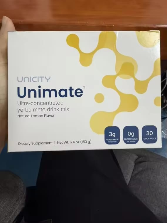Unicity Unimate Lemon Flavor Packs - 30 Count
