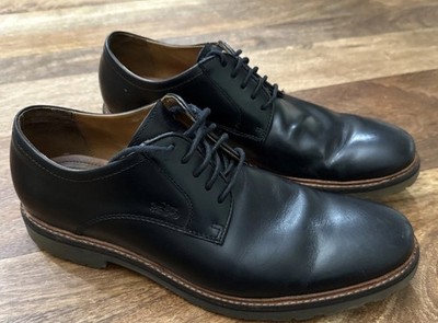 Coach Men's Black Houston Derby Leather Dress Sz. 10D Shoes