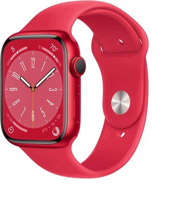 Apple Watch 8 (GPS+Cellular) Red Alu 45mm, Red Sp. Band, A2775 - Bild 1 von 3