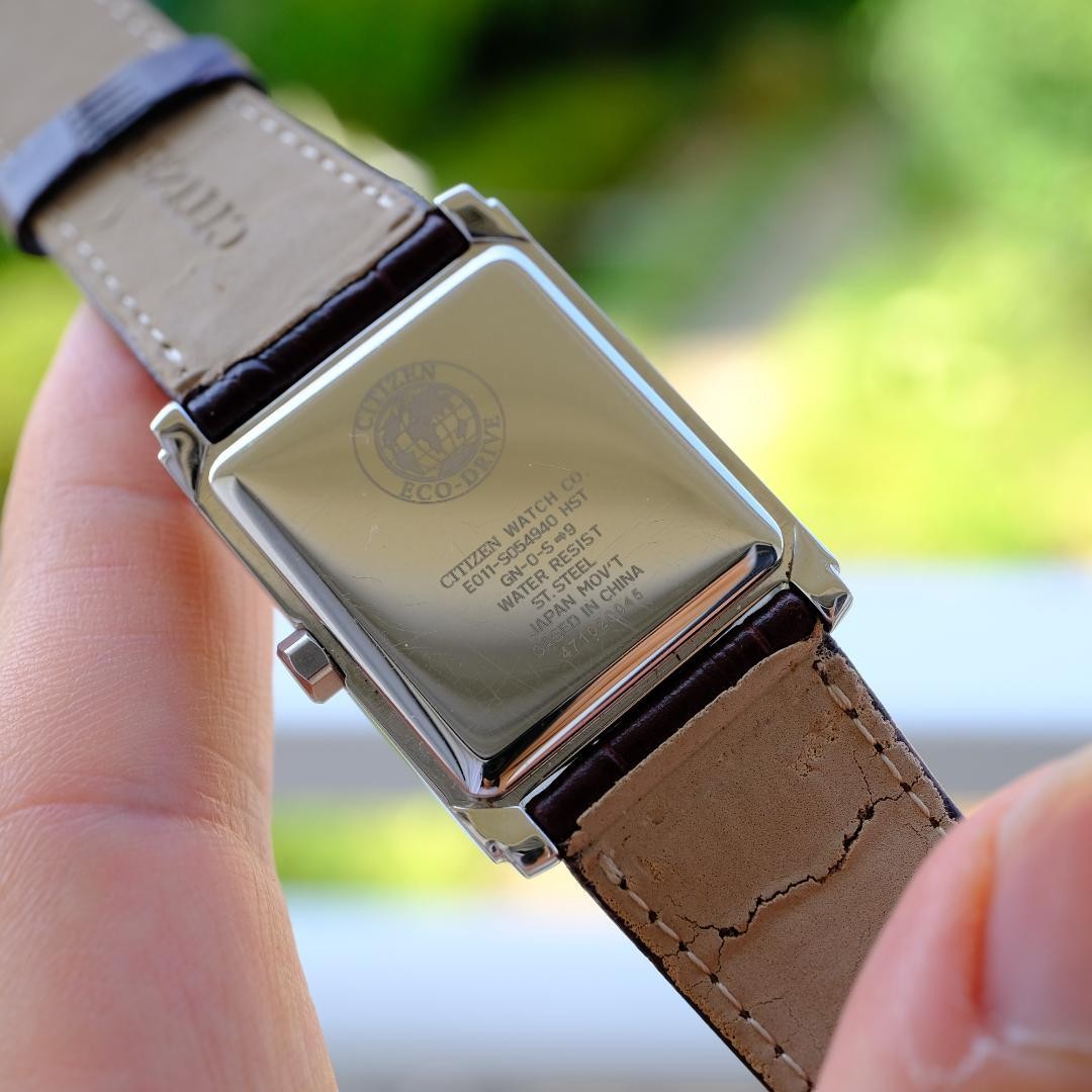 Citizen Tank Eco Drive Rectangular Wristwatch Tim… - image 4