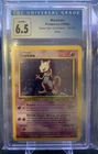 Mewtwo Pokemon Base Set Unlimited Holo 10/102 CGC 6.5