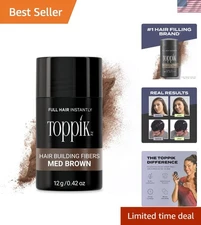 Toppik Hair Building Fibers - Fuller Thicker Hair in 9 Shades, 4 Sizes Available