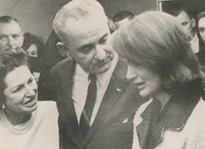 Jacqueline Kennedy Lyndon B ORIGINAL PHOTOGRAPH OF LADY BIRD JOHNSON #162907