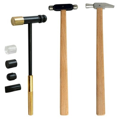 3tlg Mini Hämmer Set Präzisions Uhrmacher Kugelhammer 6tlg Mehrkopf Hobby Basteln