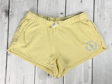 Polo Ralph Lauren Girls Big Pony Logo Terry Shorts Yellow L 12-14 0039