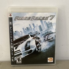 Sony PlayStation 3 Ridge Racer 7 PS3 Racing Game CIB Complete Manual