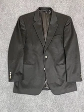 Jos A Bank  Men’s 100% Cashmere 2 Button Blazer Black  Regular Fit 42R