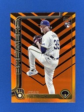 2025 Topps Update #US307 Chad Patrick Rookie Holiday Foil RC Brewers