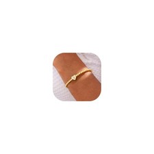 Valentines Day Gifts for Women Her - 14K Gold Plated Beaded Bracelets Daint - 10