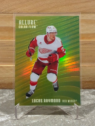 2025-26 Upper Deck Allure Color Flow Yellow Green Lucas Raymond #CF-15