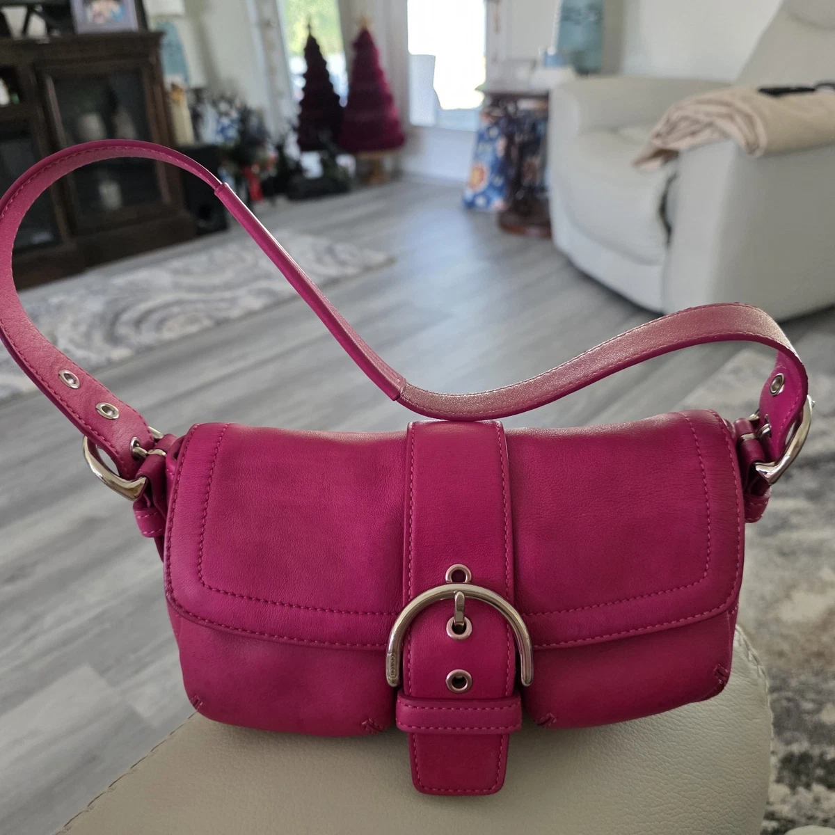 Coach Pink Soho Handbag for sale | eBay