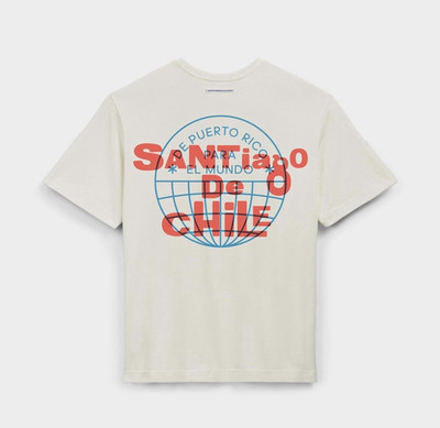 adidas x Bad Bunny Men's Beige Cotton Graphic Print Tee M Santiago de Chile
