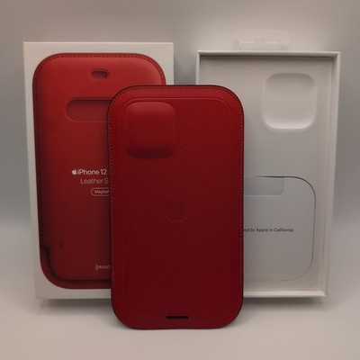  Apple iPhone 12/12 Pro Leather Sleeve Case with MagSafe Leather - PRODUCT(RED)