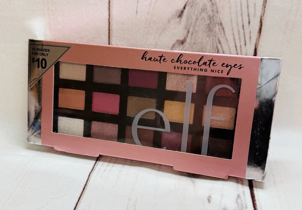 SEALED Elf Cosmetics Haute Chocolate Eyes Eyeshadow Palette EVERYTHING NICE RARE - Image 2 of 3