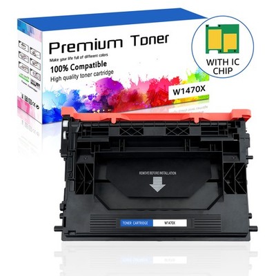 1x W1470X Toner Cartridge with Chip for 147X HP LaserJet M612dn MFP M635h M636fh
