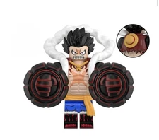 CUSTOM One Piece Monkey D. Luffy (Gear 4) Anime Minifigure