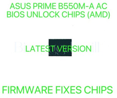 ASUS PRIME B550M-A AC, NO PASSWORD FIRMWARE FIXES BIOS CHIP LATEST VERSION