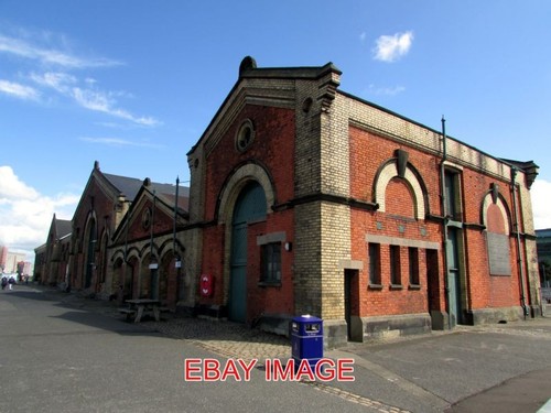 PHOTO BELFAST TITANIC DOCK PUMP HOUSE QUEENS ROAD BELFAST. ORIGINALLY BUILT TO