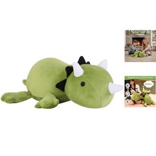 Dino Plushies 9.8 Inch - Weighted Dinosaur Stuffed Animal Gift for All Ages