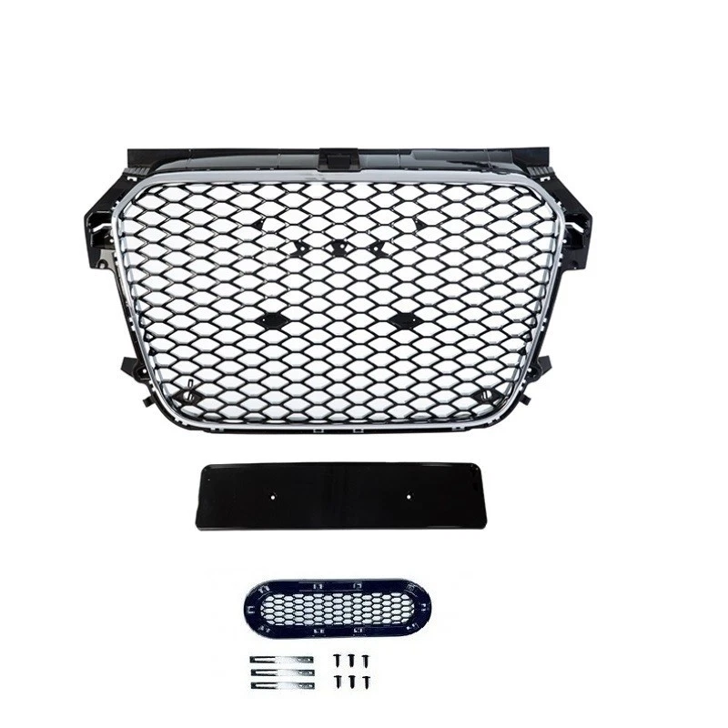 Calandre chrome et noir look RS pour AUDI A1 phase 1 de 2010 à 10/2014 - Photo 1/1