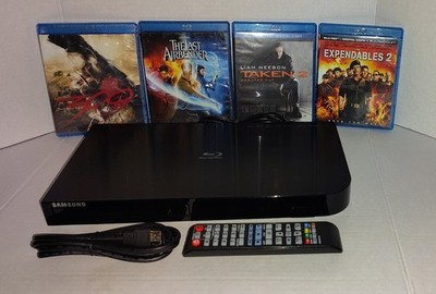 Samsung BD-JM63C Blu-Ray 3D Player Smart 4K Upscaling w/Remote+HDMI+4 Movies
