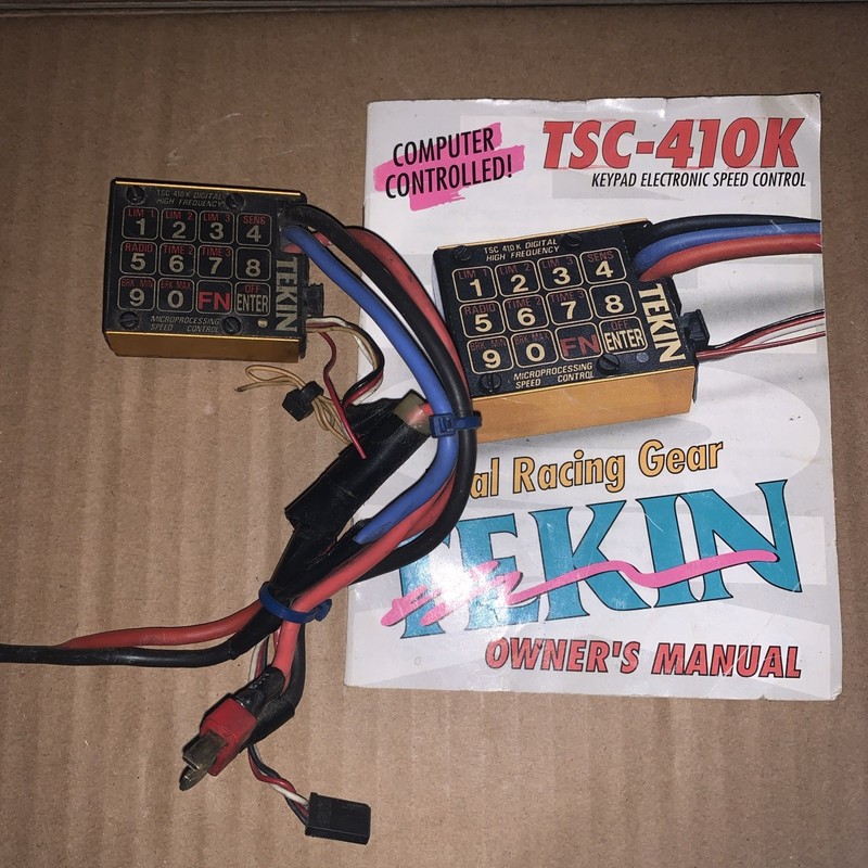 Vintage Rc Car Tekin 410k speed control vintage rare collector Item tekin410k