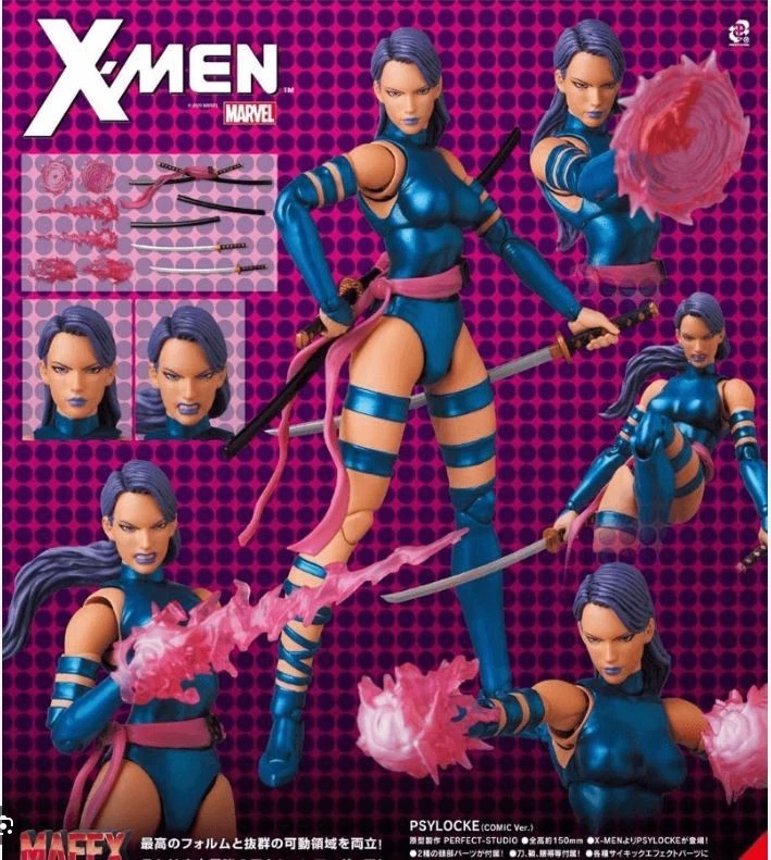 MEDICOM TOY *READY TO ORDER* Mafex No 141 X-MEN Psylocke - UK Seller