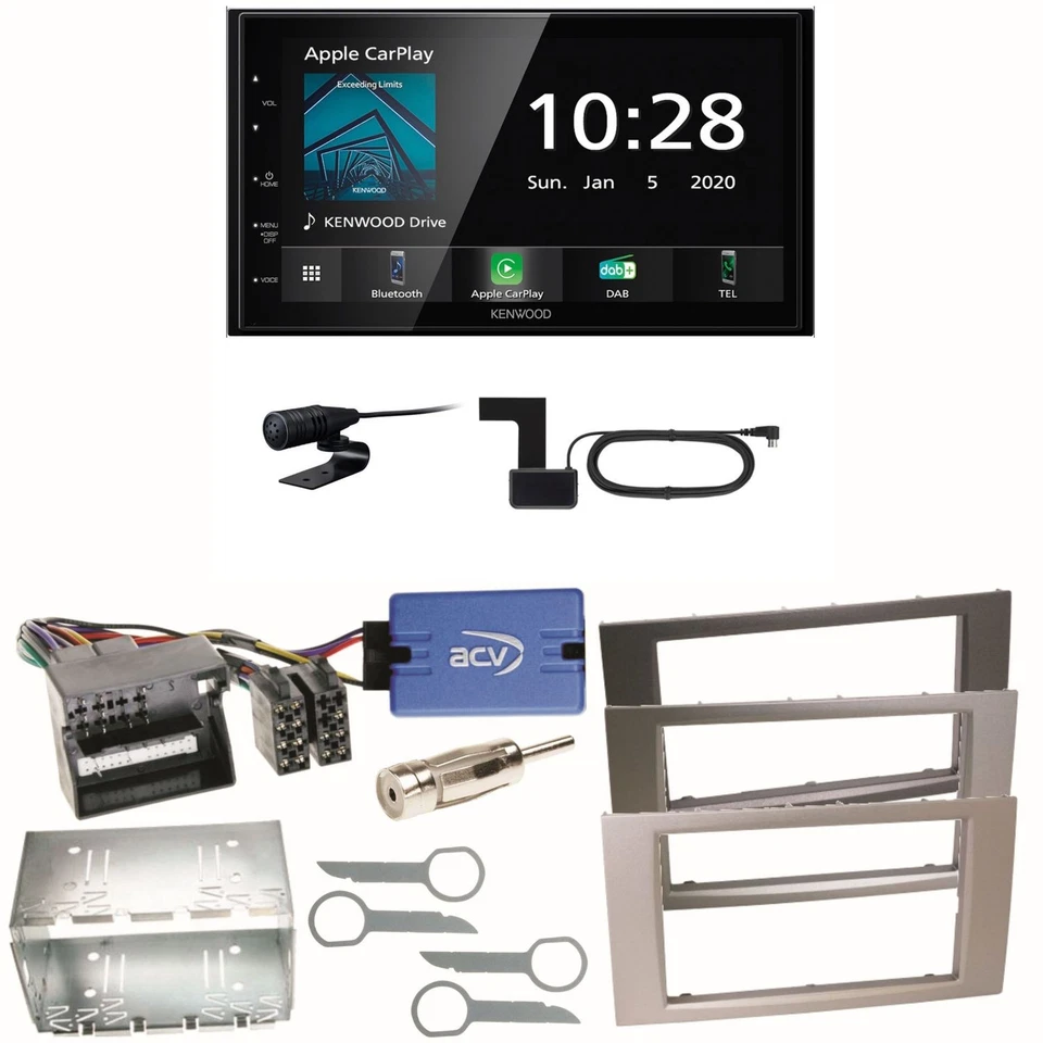Kenwood DMX5020DABS Android Auto Einbauset für Ford Focus C-Max Fiesta Transit - Bild 1 von 1