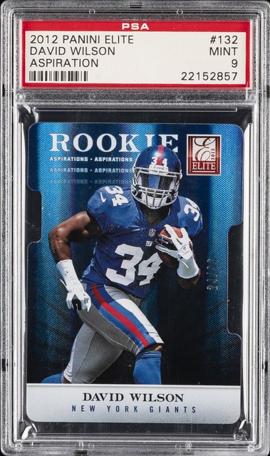 2012 Panini Elite Aspirations #132 David Wilson PSA 9