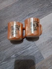 VINTAGE 1950’s FIRE KING PEACH LUSTER REPLACEMENT CHRISTMAS EGG NOG MUG CUP