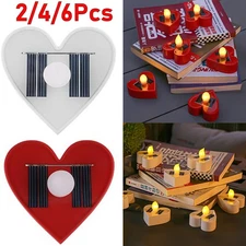 Warm White Waterproof Solar Power Flameless Lights Tea Lights LED Candles Lights