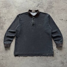 Thomas Burberry Vintage 70s Longsleeve Polo Shirt